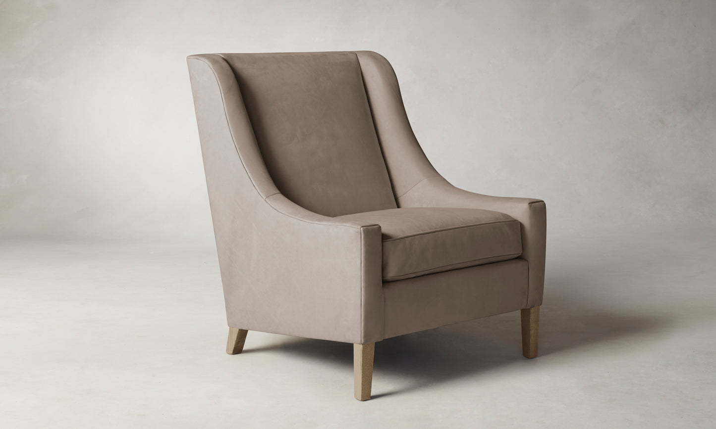 The Chrystie Chair - Nubuck Leather Fawn