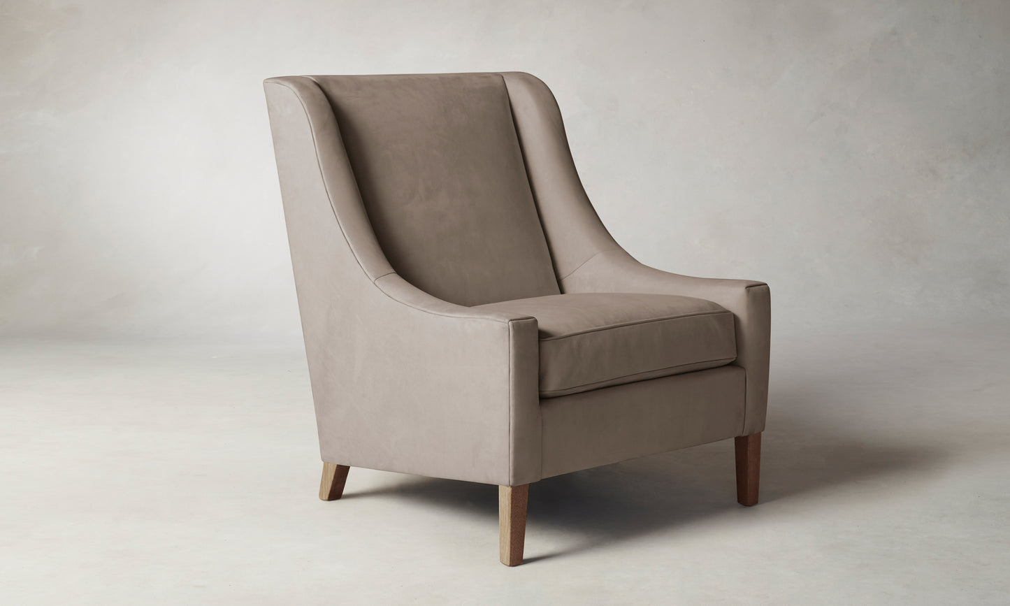 The Chrystie Chair - Nubuck Leather Fawn