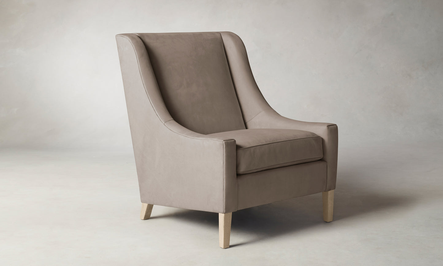 The Chrystie Chair - Nubuck Leather Fawn