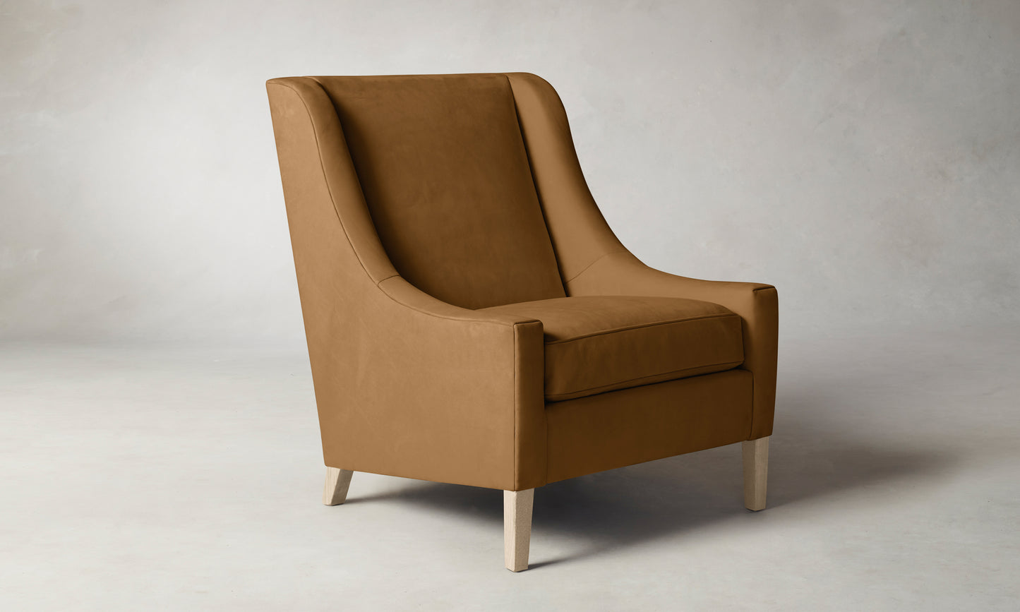 The Chrystie Chair - Nubuck Leather Saddle