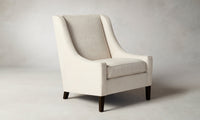 The Chrystie Chair - Nubuck Leather Sail