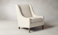 The Chrystie Chair - Nubuck Leather Sail