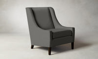 The Chrystie Chair - Pebbled Leather Ash