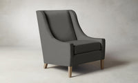 The Chrystie Chair - Pebbled Leather Ash