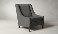 The Chrystie Chair - Pebbled Leather Ash