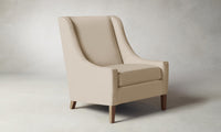 The Chrystie Chair - Pebbled Leather Stone