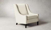 The Chrystie Chair - Pebbled Leather Swan