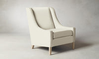 The Chrystie Chair - Pebbled Leather Swan