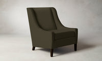 The Chrystie Chair - Pebbled Leather Truffle