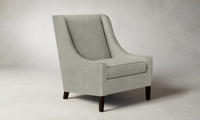 The Chrystie Chair - Performance Mélange Weave Flint