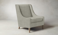 The Chrystie Chair - Performance Mélange Weave Flint