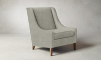 The Chrystie Chair - Performance Mélange Weave Flint