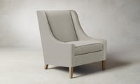 The Chrystie Chair - Performance Textured Linen Flax