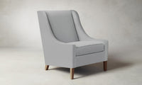 The Chrystie Chair - Performance Linen Weave Cloud