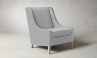 The Chrystie Chair - Performance Linen Weave Cloud