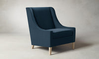 The Chrystie Chair - Performance Linen Weave Bay