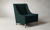 The Chrystie Chair - Performance Velvet Emerald