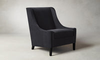 The Chrystie Chair - Performance Velvet Flannel