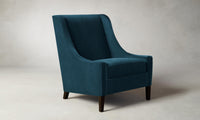 The Chrystie Chair - Performance Velvet Lagoon