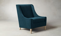 The Chrystie Chair - Performance Velvet Lagoon