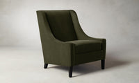 The Chrystie Chair - Performance Velvet Olive