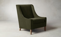 The Chrystie Chair - Performance Velvet Olive