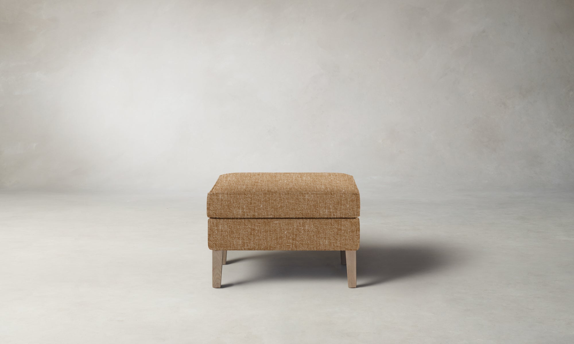 The Chrystie Ottoman - Belgian Linen Chai