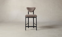 The Cooper Counter Stool - Belgian Linen Carob