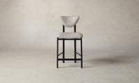 The Cooper Counter Stool - Italian Bouclé Fossil