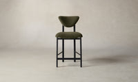 The Cooper Counter Stool - Mohair Moss