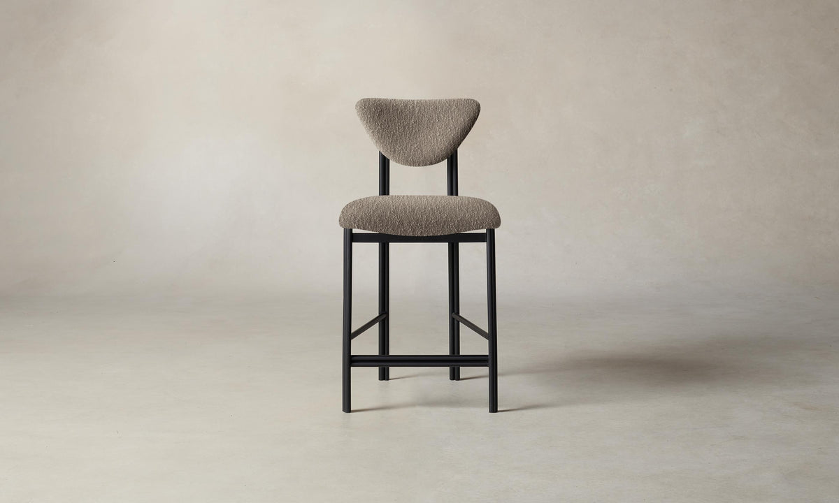 The Cooper Counter Stool - Performance Bouclé Morel