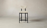 The Cooper Counter Stool - Performance Linen Weave Prairie