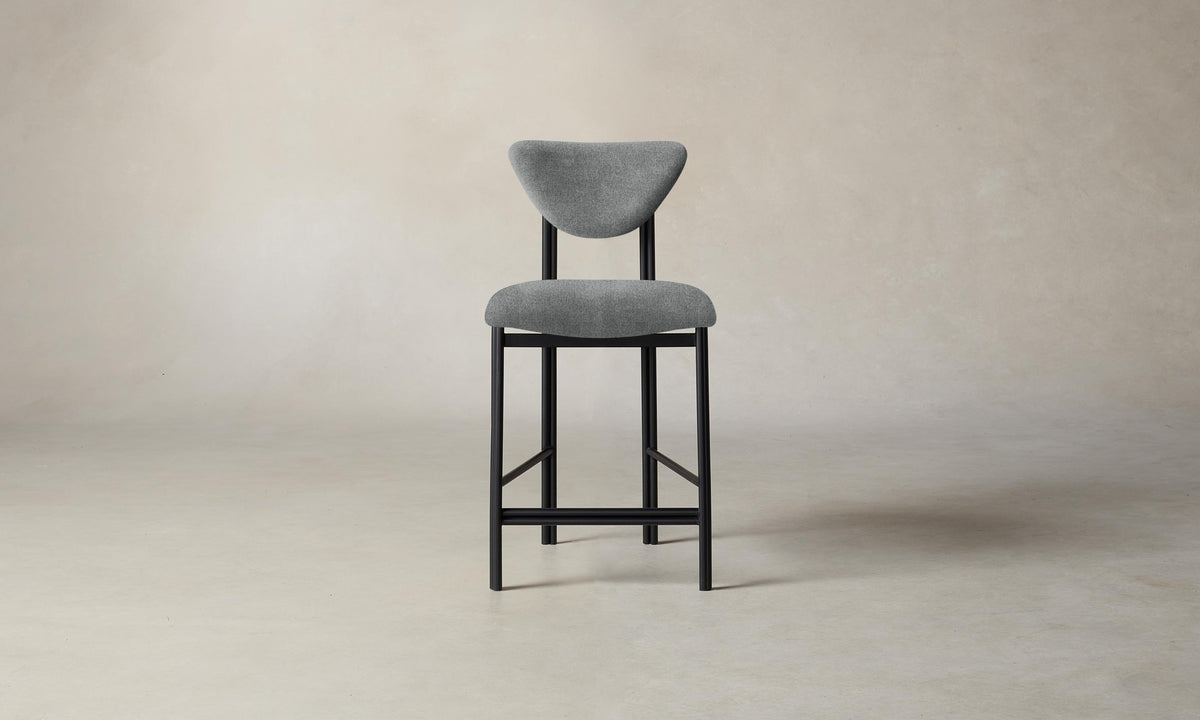 The Cooper Counter Stool - Performance Mélange Weave Night