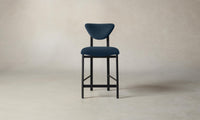 The Cooper Counter Stool - Performance Linen Weave Bay