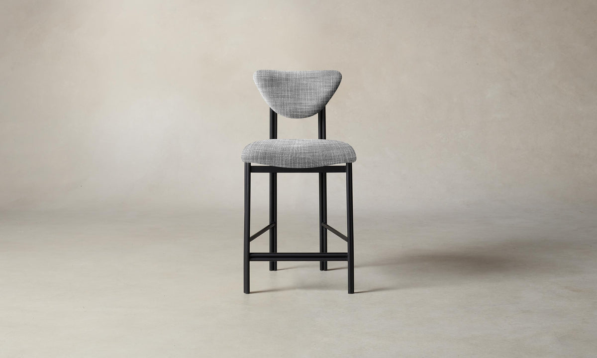The Cooper Counter Stool - Performance Textured Tweed Alpine