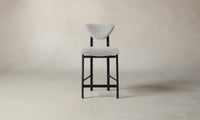 The Cooper Counter Stool - Performance Tweed Salt