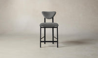 The Cooper Counter Stool - Performance Tweed Smoke