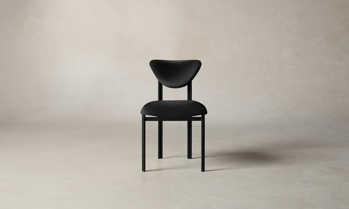 The Cooper Dining Chair - Costa Leather Jet