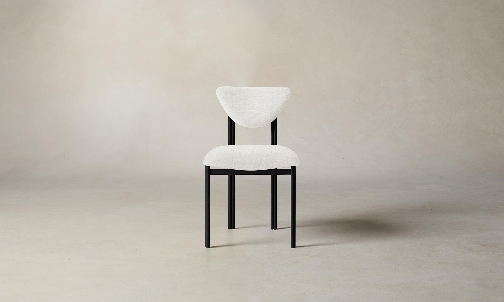 The Cooper Dining Chair - Heritage Belgian Linen Egret