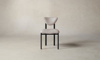 The Cooper Dining Chair - Italian Bouclé Fossil