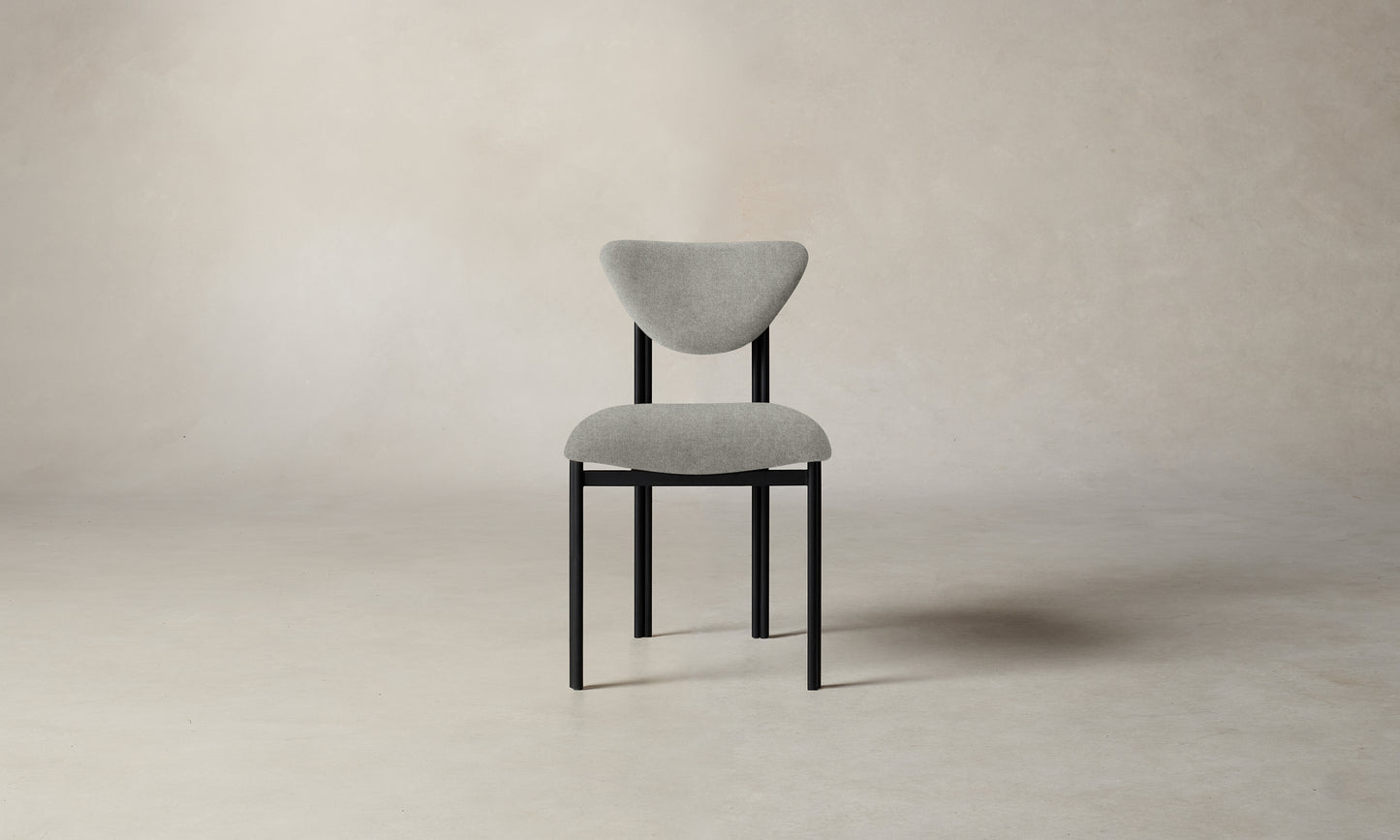 The Cooper Dining Chair - Merino Heather Grey