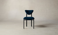 The Cooper Dining Chair - Mohair Admiral