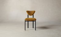 The Cooper Dining Chair - Mohair Amber