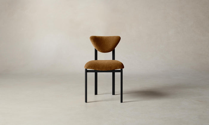 The Cooper Dining Chair - Mohair Brown Sugar