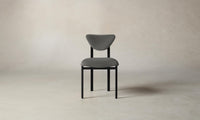 The Cooper Dining Chair - Pebbled Leather Ash