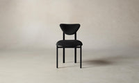 The Cooper Dining Chair - Pebbled Leather Ink