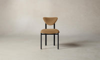 The Cooper Dining Chair - Pebbled Leather Latte