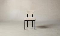 The Cooper Dining Chair - Pebbled Leather Stone