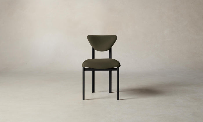 The Cooper Dining Chair - Pebbled Leather Truffle