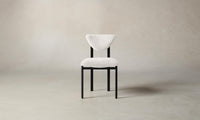 The Cooper Dining Chair - Performance Textured Tweed Snow